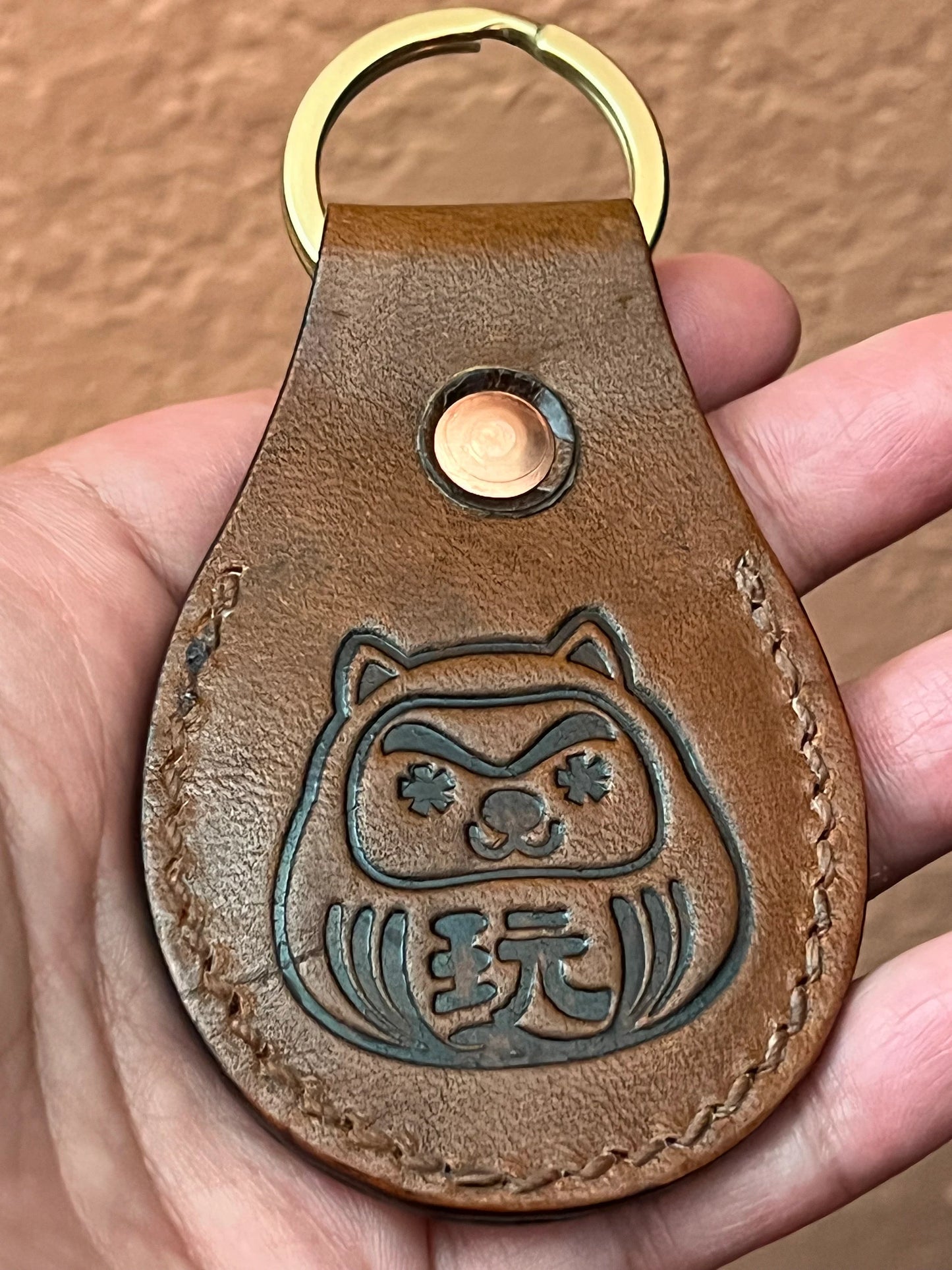 Shiba coin DOGE replica leather keychain